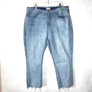 We The Free CRVY Women Plus Size 35 High-Rise Vintage Straight Jeans Light Wash